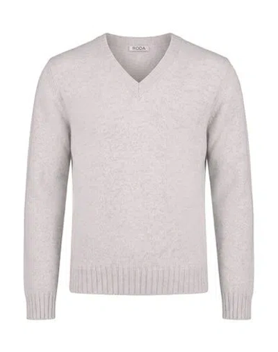 Roda Man Sweater Light Grey Size S Wool