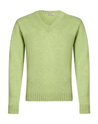 Roda Man Sweater Lime Green Size Xxl Wool