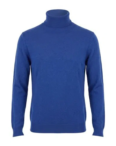 Roda Man Turtleneck Blue Size Xl Polyamide, Viscose, Wool, Cashmere In Multi