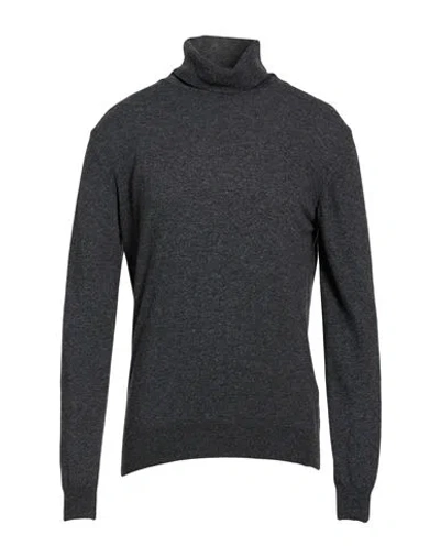 Roda Man Turtleneck Lead Size L Polyamide, Viscose, Wool, Cashmere In Gray