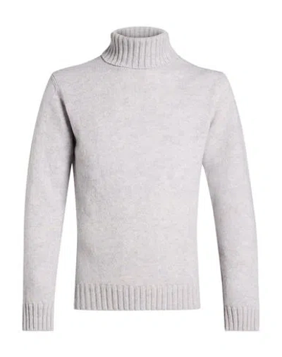Roda Man Turtleneck Light Grey Size Xxl Virgin Wool In Gray
