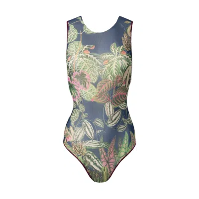 Roda Smartswimwear Women's One-piece Sleeveless Swimsuit Botanicum In Multi