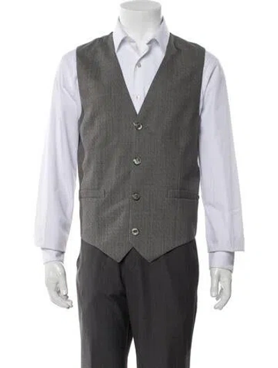 Pre-owned Roda Virgin Wool Suit Vest In Gray