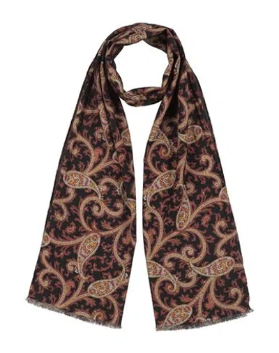 Roda Woman Scarf Rust Size - Viscose, Wool