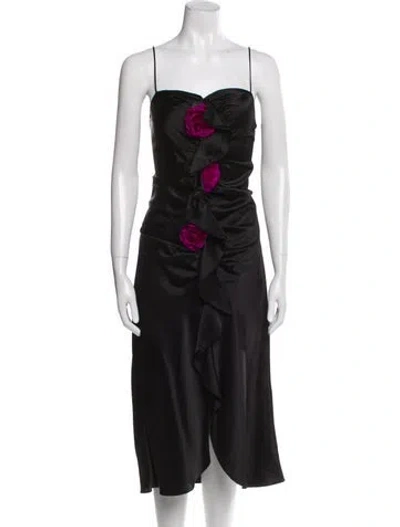 Pre-owned Rodarte 2023 Long Dress In Black