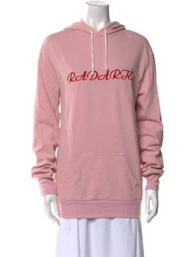 Pre-owned Rodarte Crew Neck Long Sleeve Sweatshirt In Pink