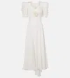 Rodarte Floral-appliqué Silk Crêpe Gown