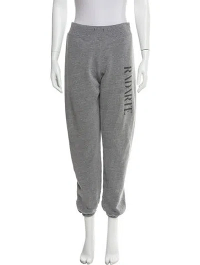 Pre-owned Rodarte Graphic Print Sweatpants In Gray