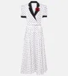 Rodarte Midikleid Aus Seiden-twill In Weiss