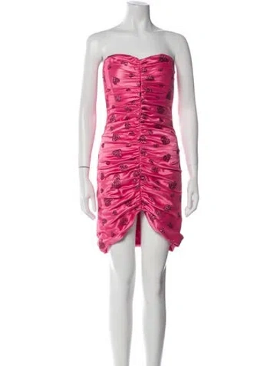 Pre-owned Rodarte Printed Mini Dress In Pink