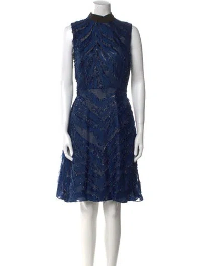 Pre-owned Rodarte Silk Knee-length Dress In Multi
