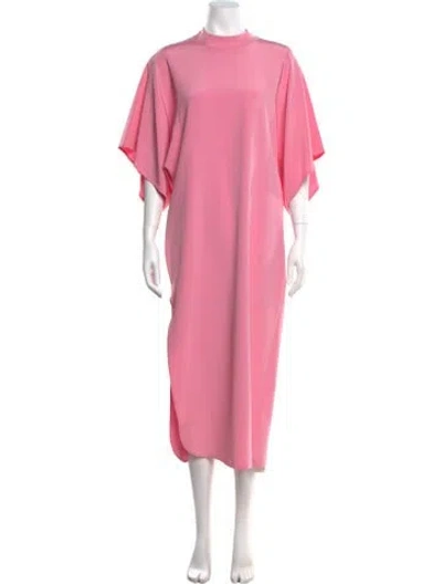 Pre-owned Rodarte Silk Long Dress In Pink