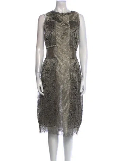 Pre-owned Rodarte Silk Midi Length Dress
