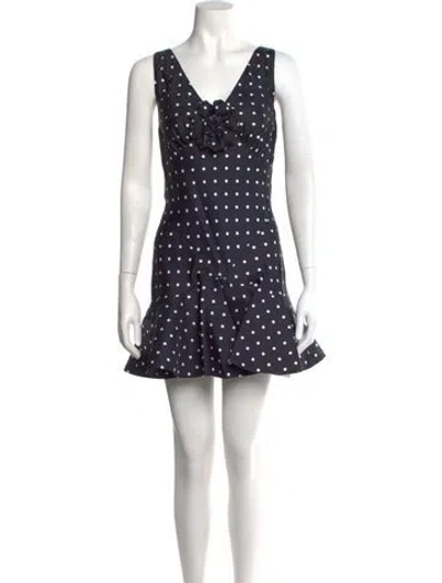 Pre-owned Rodarte Silk Mini Dress In Black
