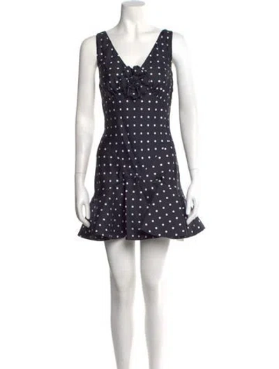Pre-owned Rodarte Silk Mini Dress In Black