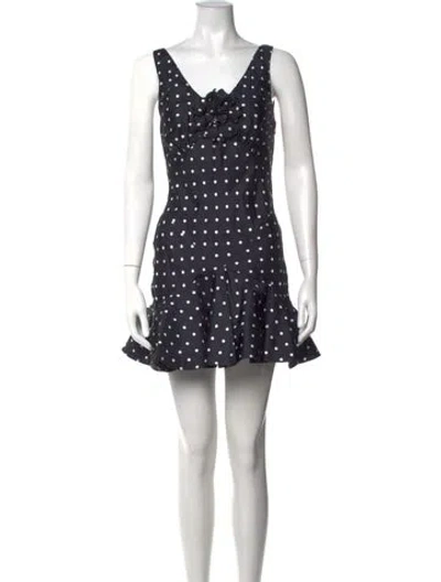 Pre-owned Rodarte Silk Mini Dress In Blue