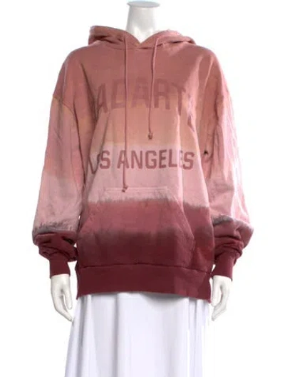 Pre-owned Rodarte Tie-dye Print Crew Neck Hoodie In Multi