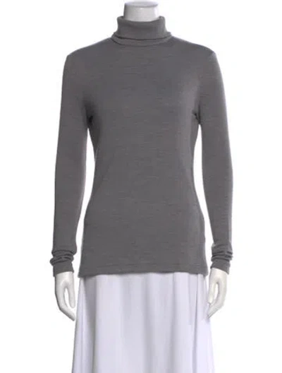 Pre-owned Rodarte Turtleneck Sweater In Gray