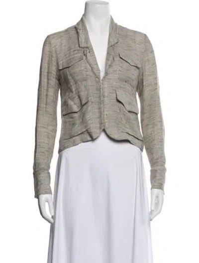 Pre-owned Rodarte Tweed Pattern Jacket In Neutrals