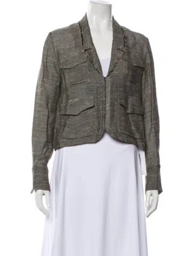 Pre-owned Rodarte V-neck Sweater In Neutral