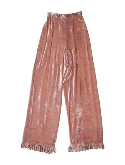 Pre-owned Rodarte Wide Leg Pants In Pink