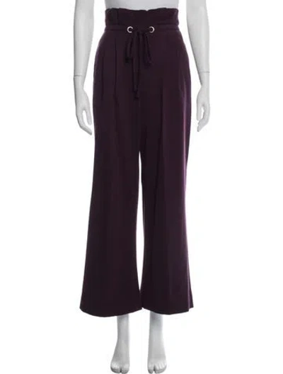 Pre-owned Rodarte Wide Leg Pants In Purple