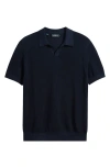 Rodd & Gunn Avalon Johnny Collar Polo In Blue
