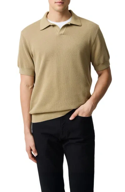 Rodd & Gunn Avalon Johnny Collar Polo In Brown