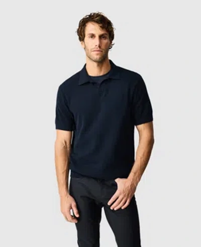 Rodd & Gunn Avalon Knit Polo Shirt In Blue