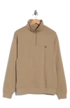 Rodd & Gunn Bayview Road Quarter-zip Pullover Sweatshirt In Brown