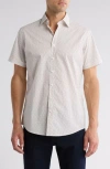Rodd & Gunn Berwick Forest Short Sleeve Cotton Button-up Shirt In White