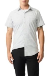 Rodd & Gunn Blenheim Short Sleeve Button-up Shirt In Neutral