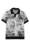 Rodd & Gunn Bowlers Creek Floral Jacquard Cotton Polo