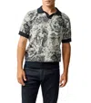 Rodd & Gunn Bowlers Creek Floral Jacquard Cotton Polo In Multi