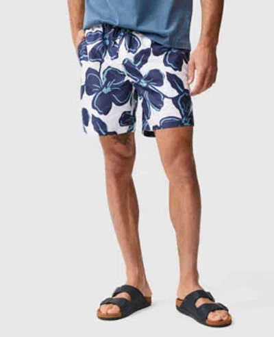 Rodd & Gunn Broadford Floral 6.5 Swim Shorts In Blue