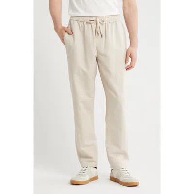 Rodd & Gunn Bryan Bay Linen Blend Pants In Brown
