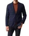 Rodd & Gunn Campbell Point Sports Fit Jacket In Blue