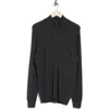Rodd & Gunn Cashmere Merino Half-zip Sweater In Coal