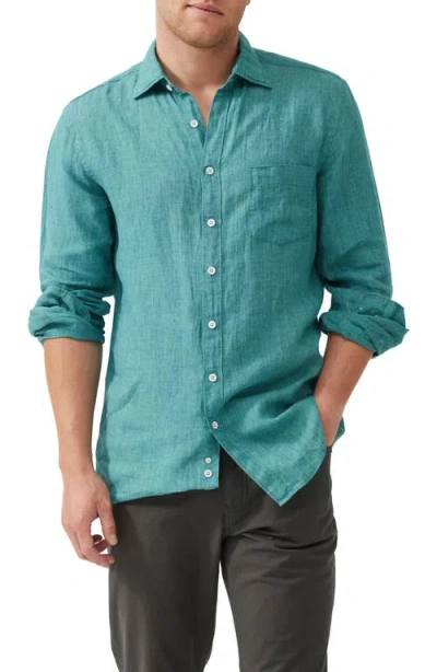 Rodd & Gunn Coromandel 2 Sports Fit Shirt In Blue