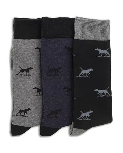Rodd & Gunn Dogs-a-plenty Socks, Pack Of 3 In Blue