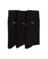 Rodd & Gunn Dry Plains Three Pack Socks In Black