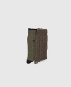 Rodd & Gunn Dunedin Cable Sock 2 Pack In Earth/ Olive