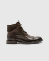 Rodd & Gunn Dunedin Military Boot In Chocolate Wash