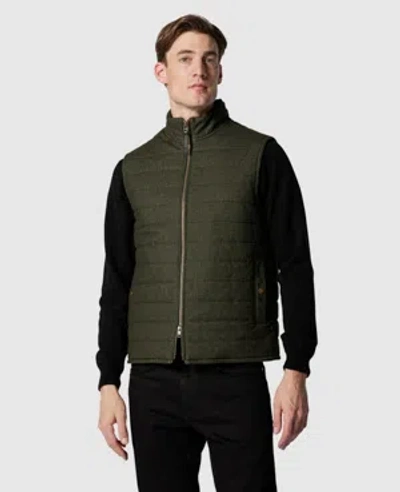 Rodd & Gunn Dunedin Road Vest In Moss