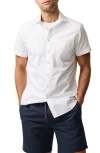 Rodd & Gunn Emerald Hill Short Sleeve Button-up Shirt In White