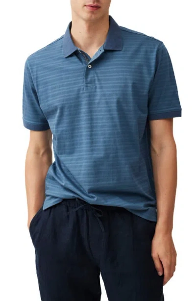 RODD & GUNN RODD & GUNN EVANS BAY STRIPE COTTON PIQUÉ POLO