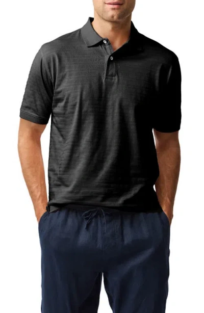 RODD & GUNN RODD & GUNN EVANS BAY STRIPE COTTON PIQUÉ POLO