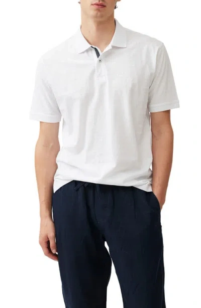 RODD & GUNN RODD & GUNN EVANS BAY STRIPE COTTON PIQUÉ POLO