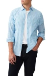 Rodd & Gunn Ferry Landing Sports Fit Stripe Button-up Shirt In Blue
