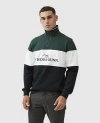 Rodd & Gunn Foresters Peak Quarter Zip Pullover In Forest